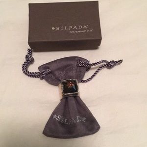 925 Sterling Silver Smoky Quartz Ring Size-6